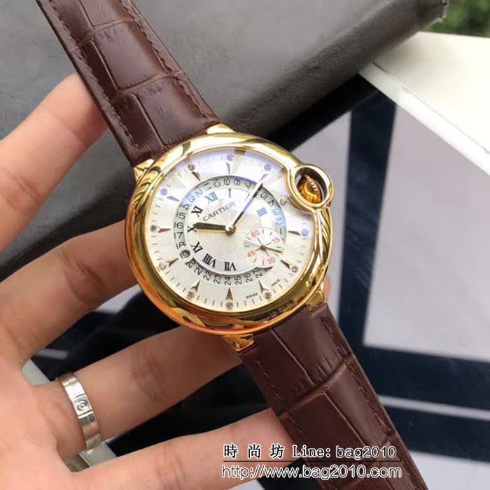 CARTIER卡地亞 新款 獨家首發 簡約時尚精品男士腕表 WSS2578